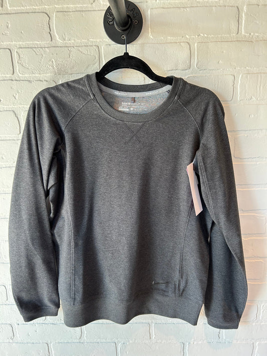 Athletic Top Long Sleeve Crewneck By Nike Apparel In Grey, Size: S