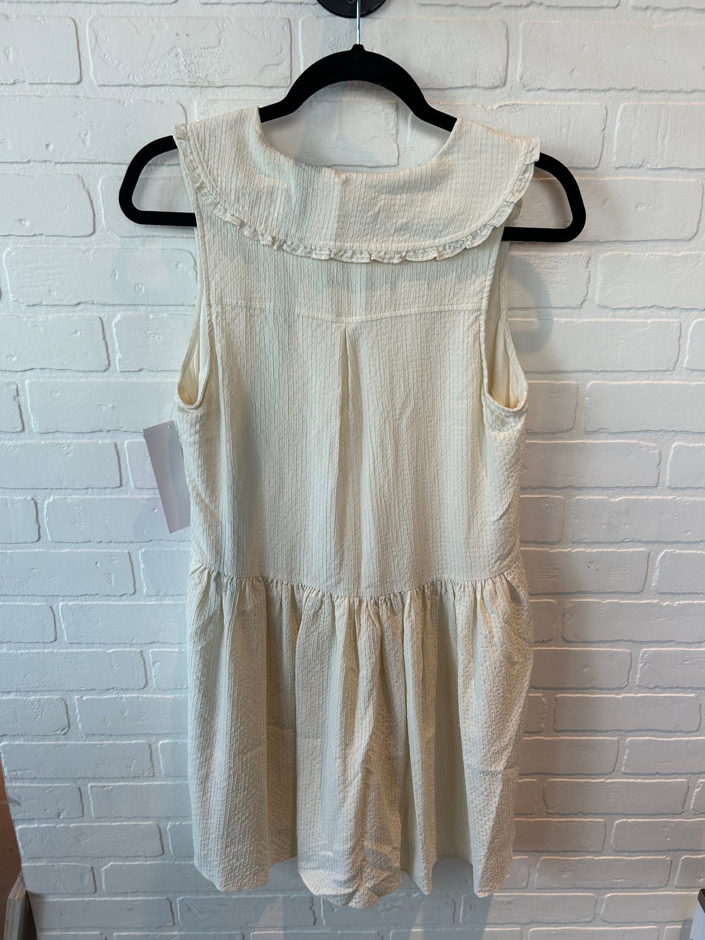 Dress Casual Short By Maeve In Cream, Size: M