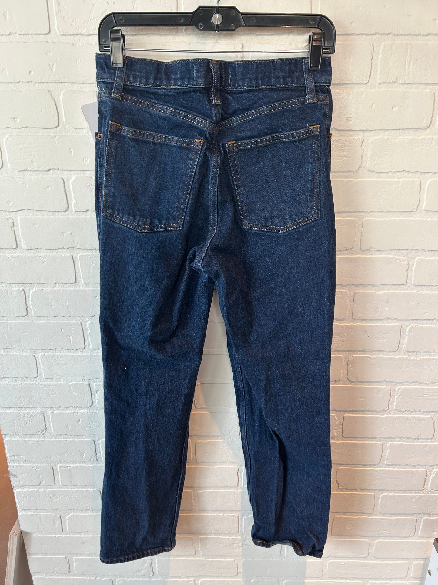 Jeans Straight By Abercrombie And Fitch In Blue Denim, Size: 6