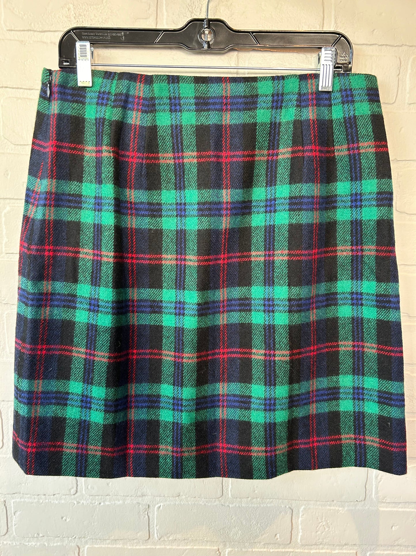 Skirt Mini & Short By Talbots In Black & Green, Size: 10