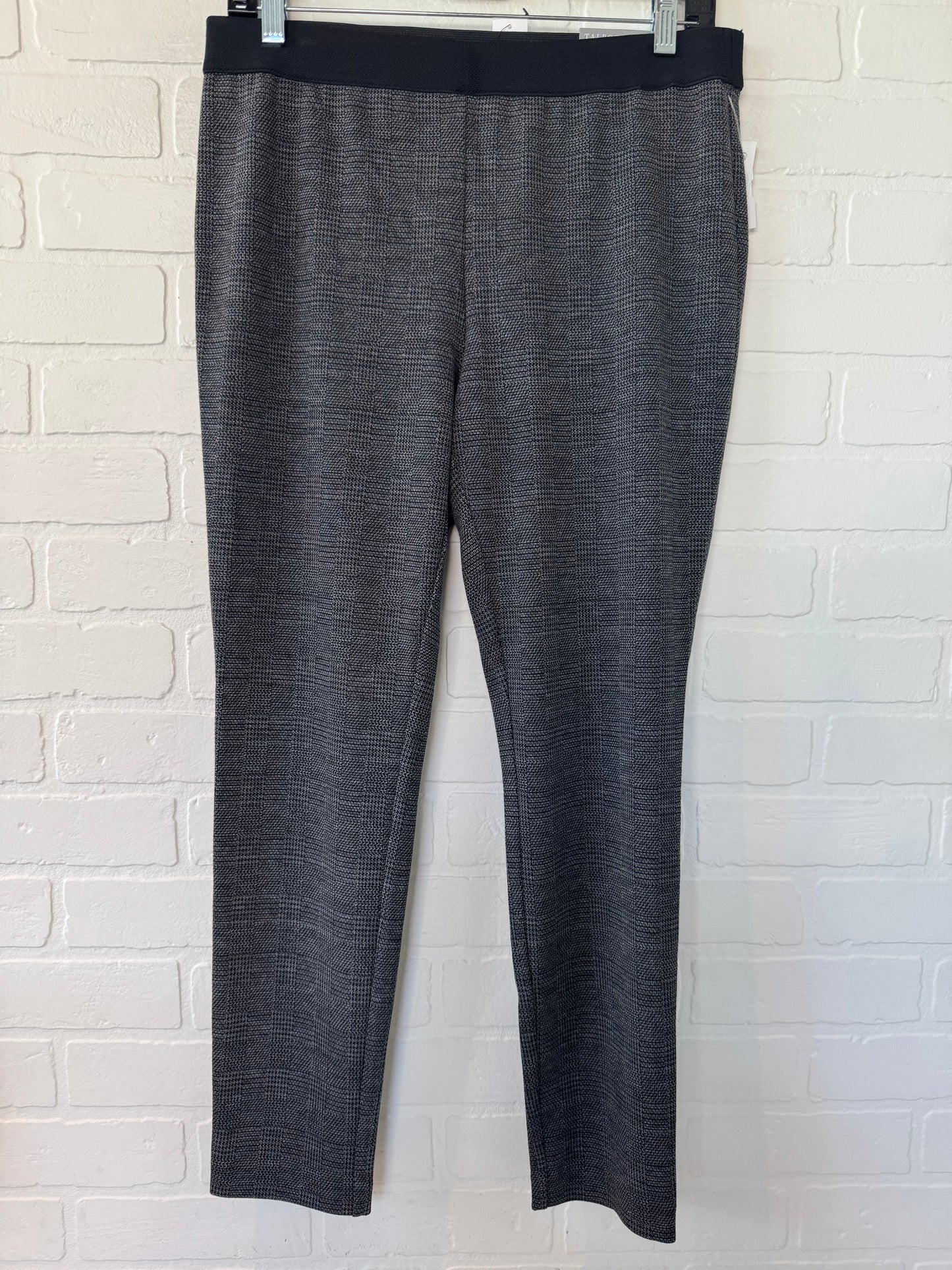 Pants Leggings By Talbots In Black & Grey, Size: 10