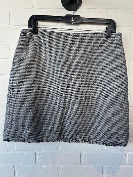 Skirt Mini & Short By Banana Republic In Blue & Cream, Size: 8