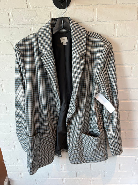 Blazer By A New Day In Black & Blue, Size: M