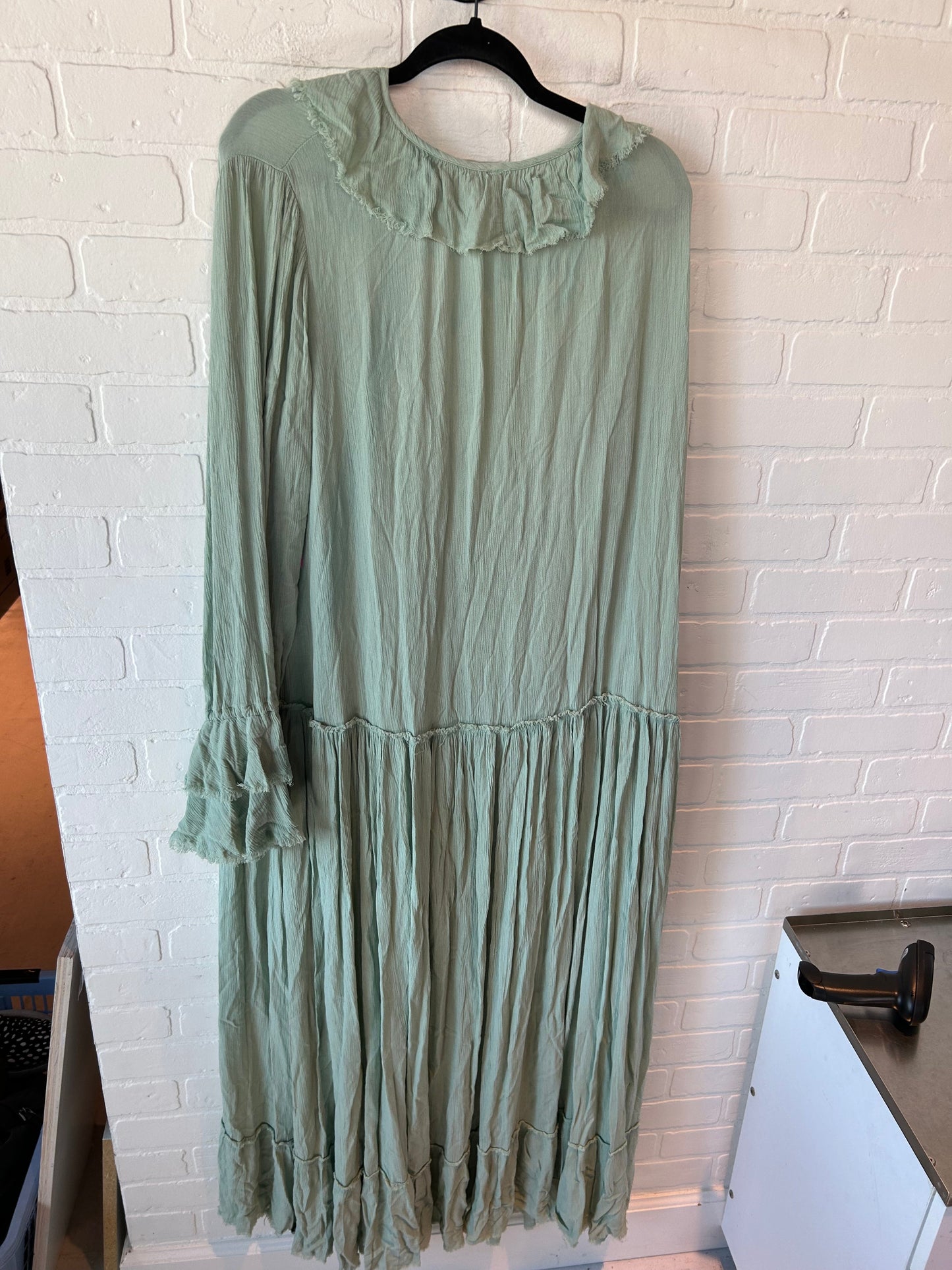 Dress Casual Maxi By Free People In Green, Size: M