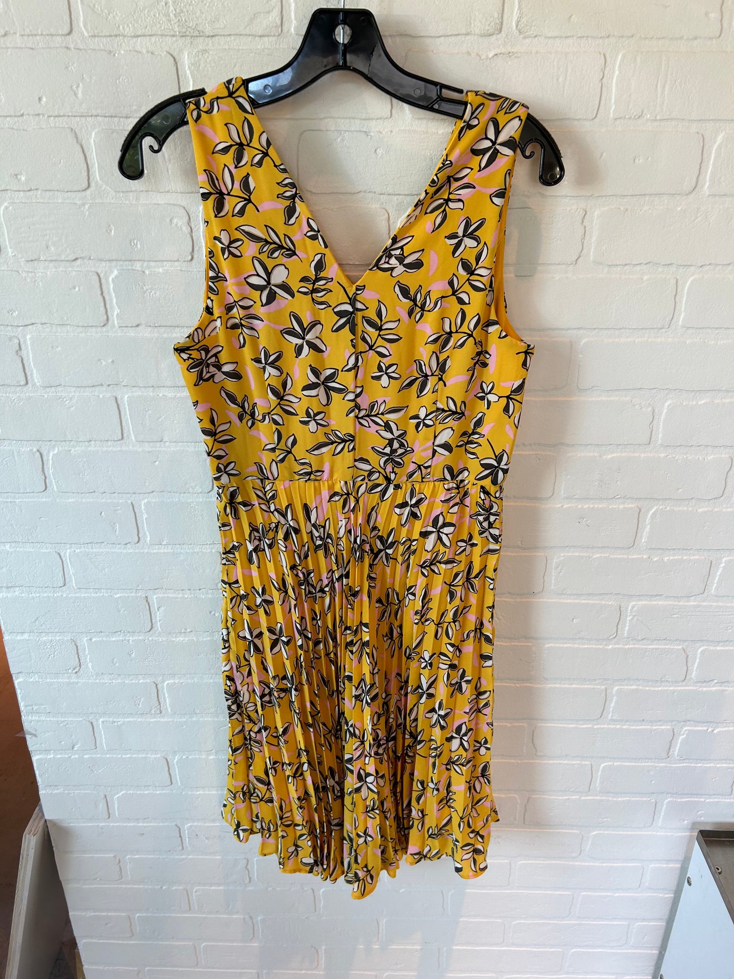 Dress Casual Midi By Banana Republic In Yellow, Size: S