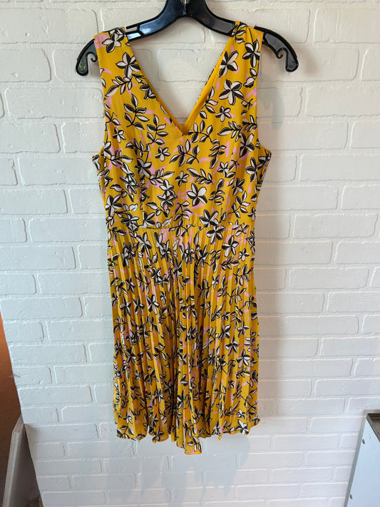 Dress Casual Midi By Banana Republic In Yellow, Size: S