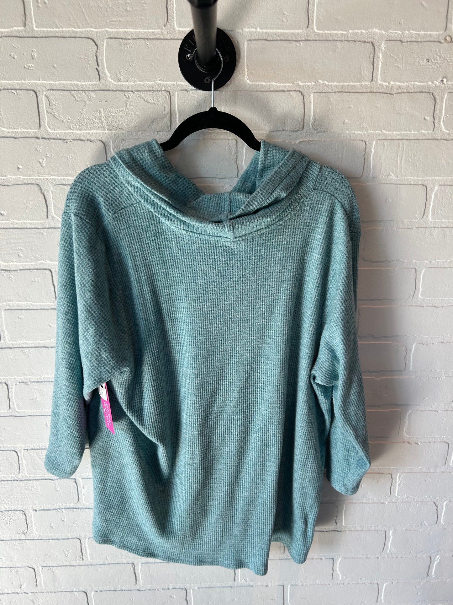 Top 3/4 Sleeve By J. Jill In Blue, Size: 2x