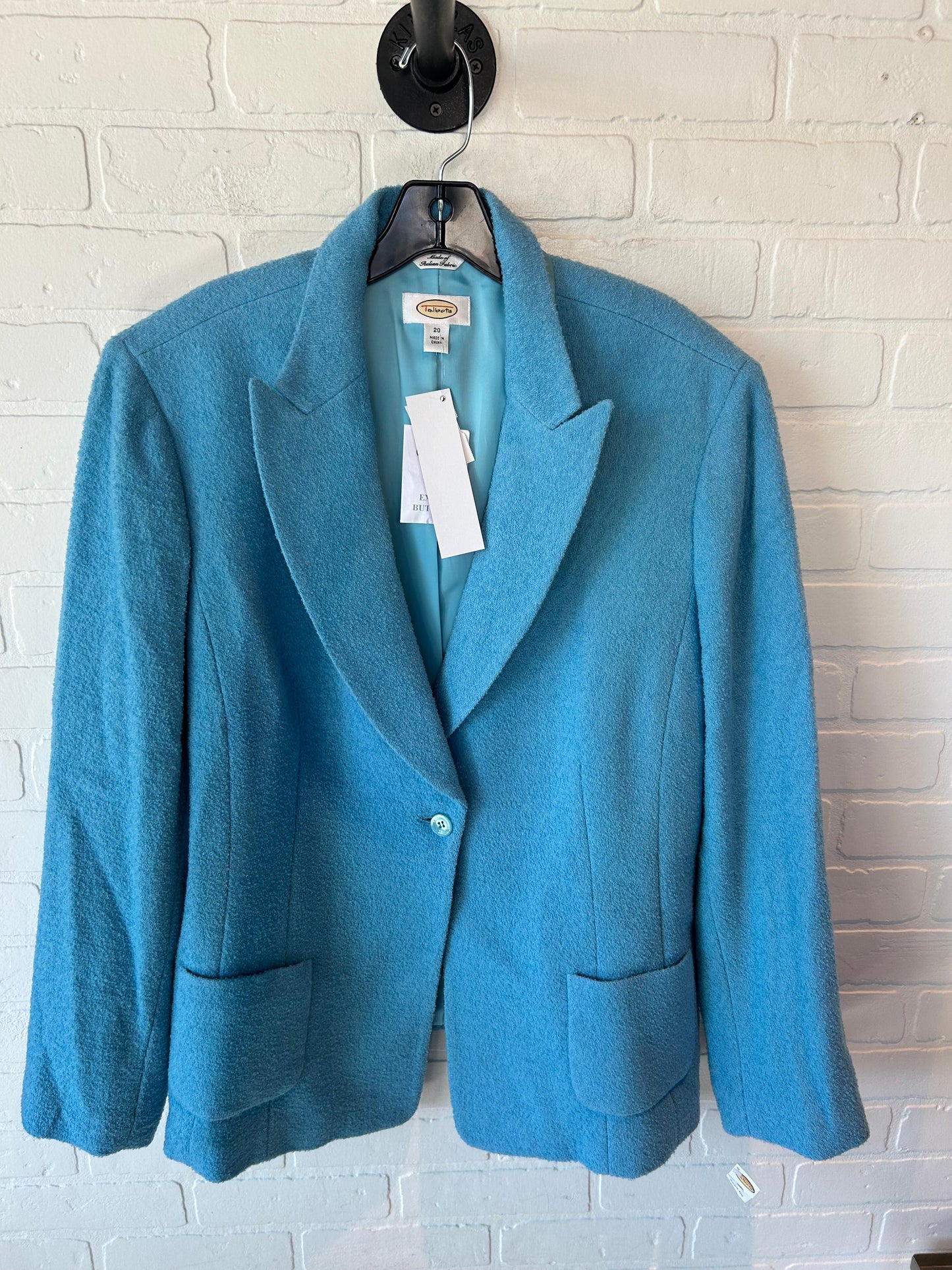 Blazer By Talbots In Blue, Size: 2x