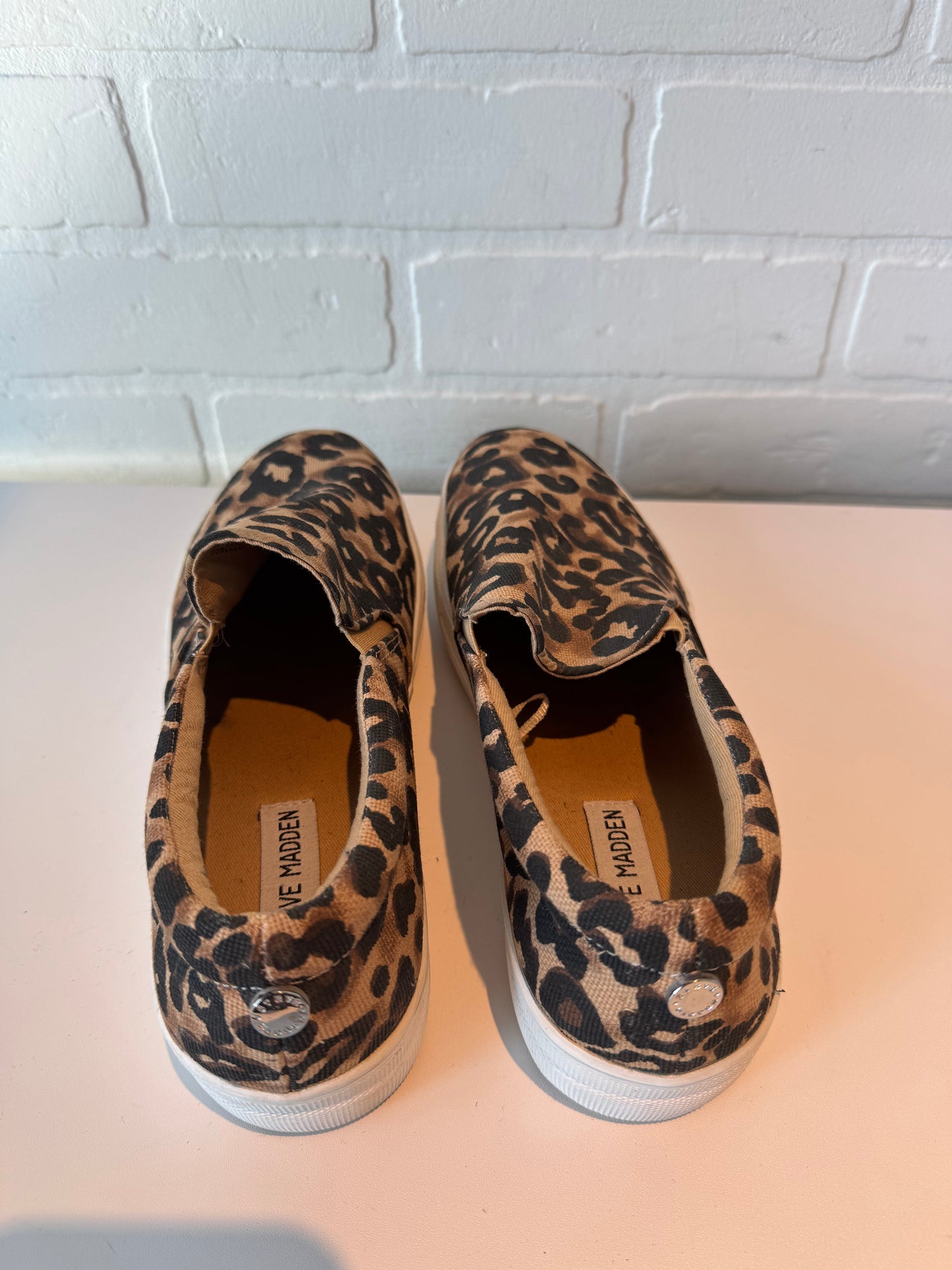 Shoes Flats By Steve Madden In Animal Print, Size: 9.5