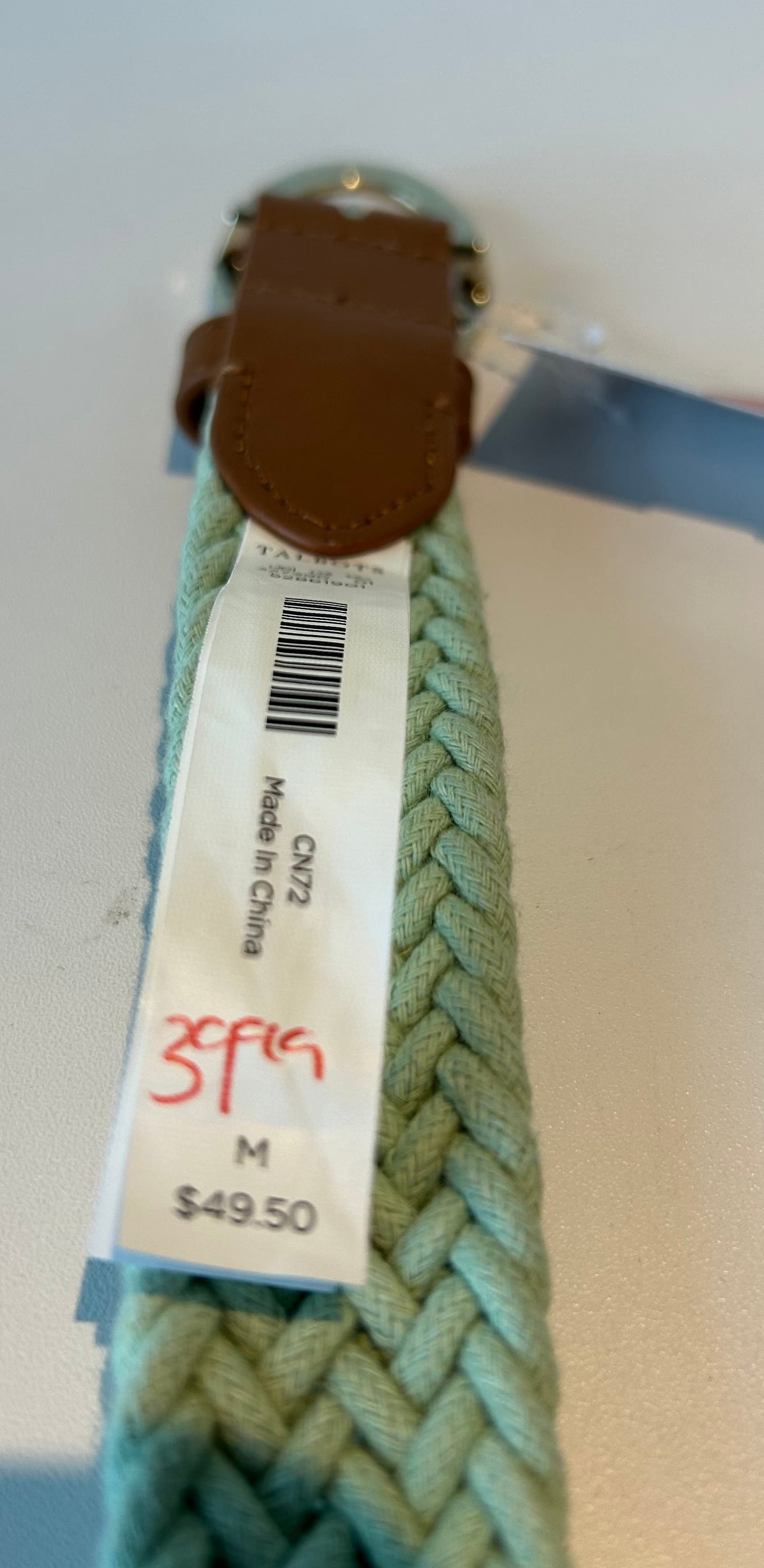 Belt By Talbots, Green Size: Medium