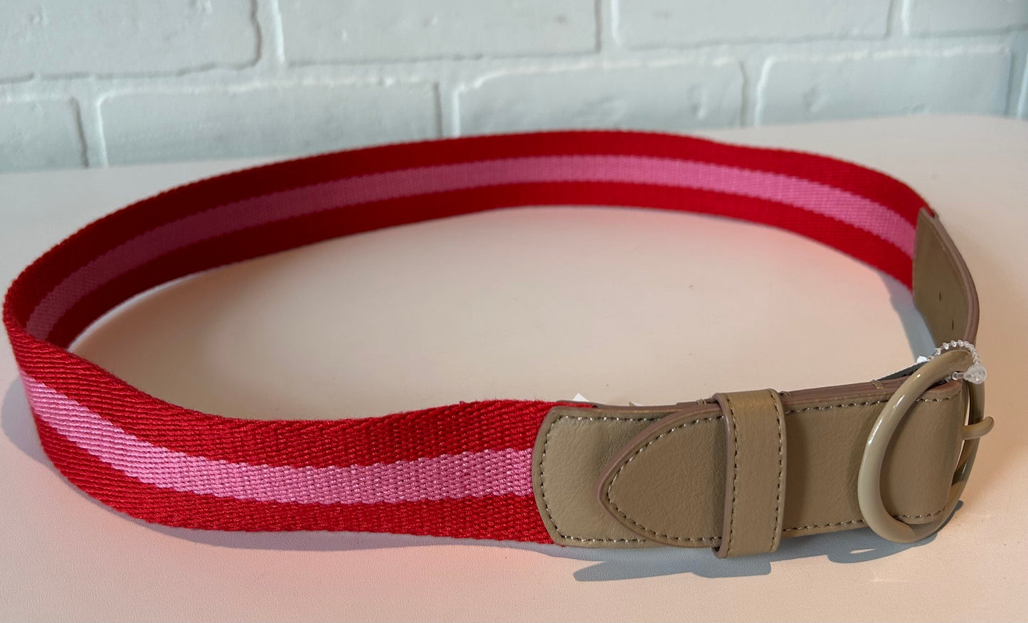 Belt By Talbots, Red and Pink Size: Medium