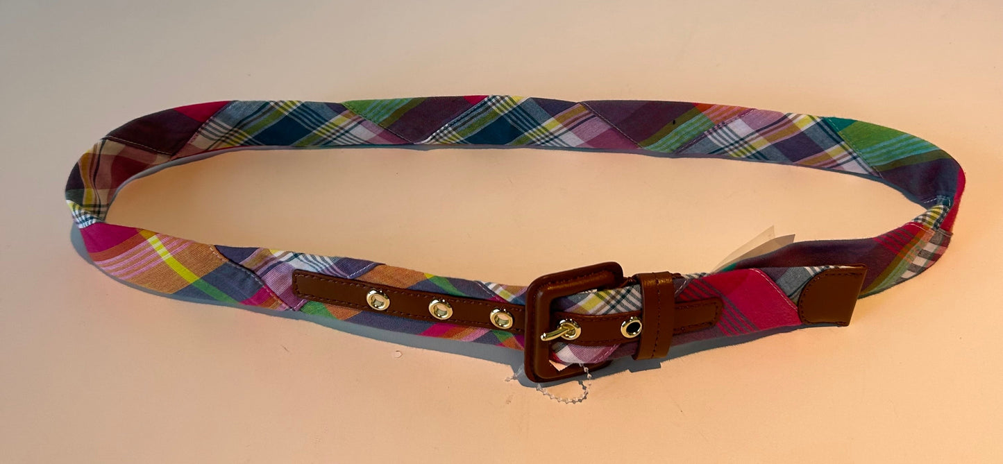 Belt By Talbots, Spring Plaid Size: Medium