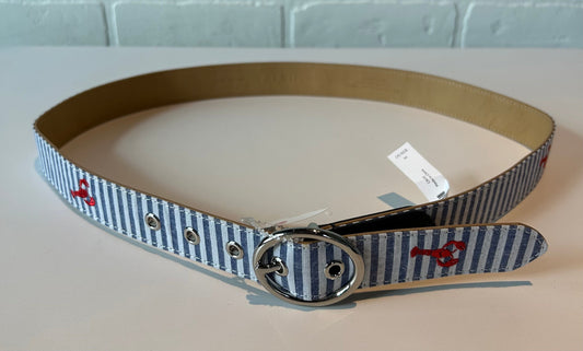 Belt By Talbots,Blue & White  Size: Medium