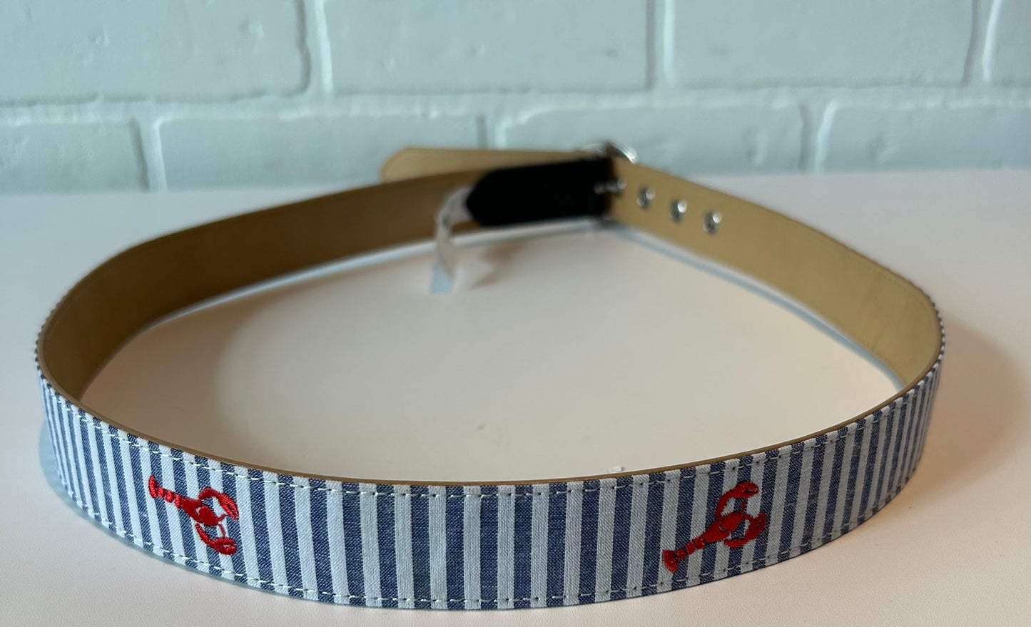 Belt By Talbots,Blue & White  Size: Medium