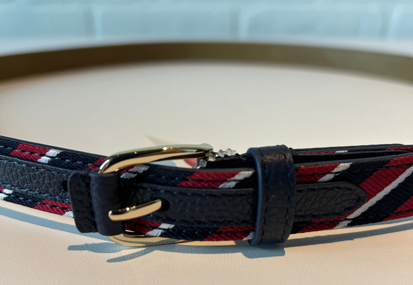 Belt By Talbots, Red, White, & Blue Size: Medium