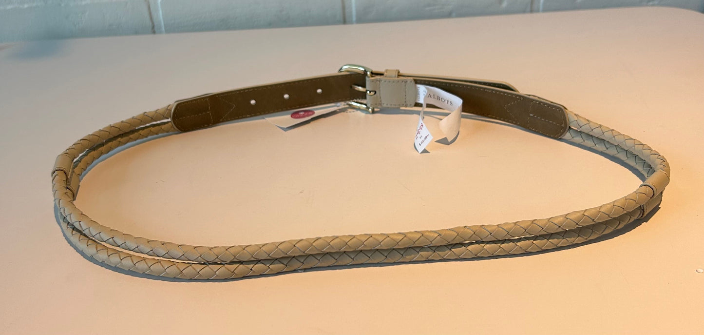 Belt By Talbots, Beige Size: Medium