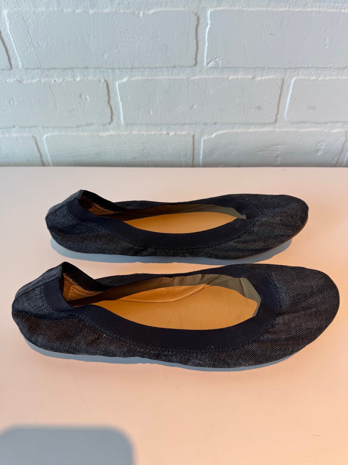 Shoes Flats By Talbots In Blue Denim, Size: 7