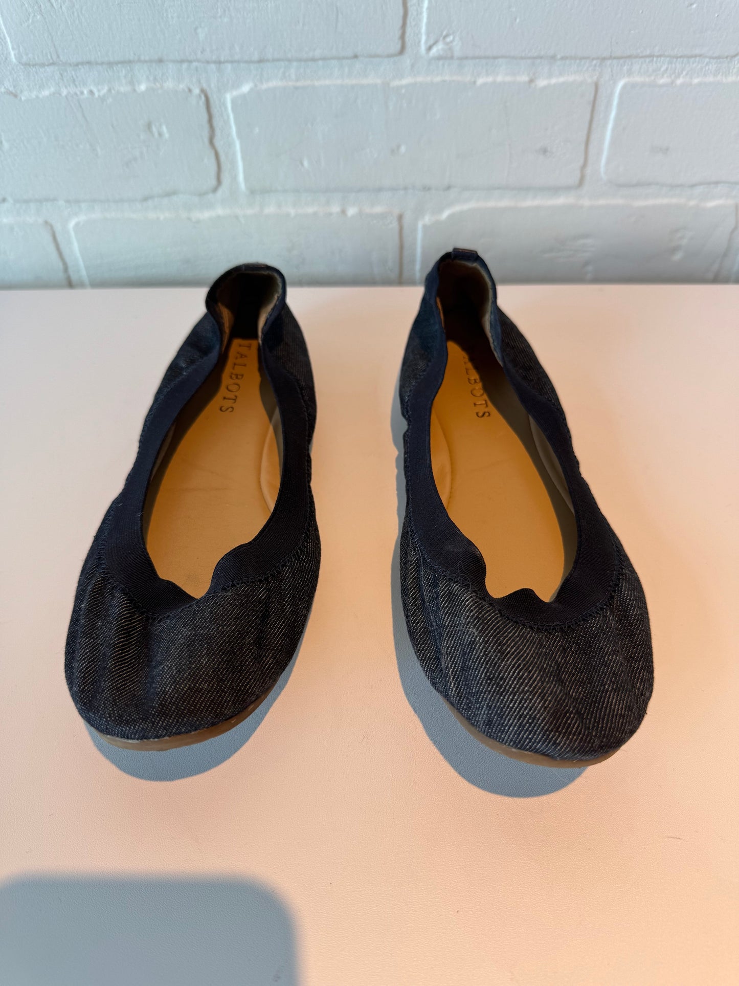 Shoes Flats By Talbots In Blue Denim, Size: 7