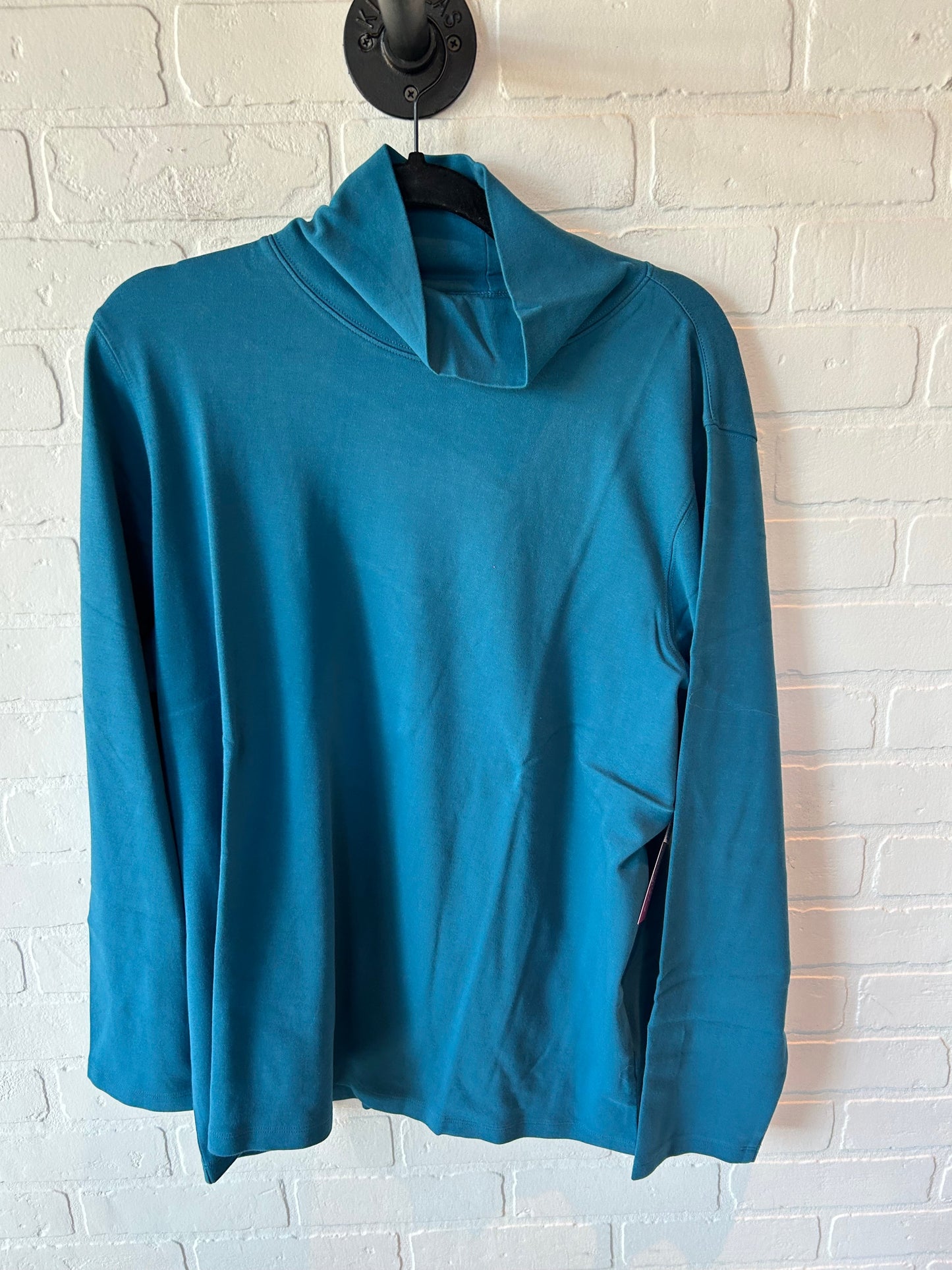 Top Long Sleeve Basic By Lands End In Blue, Size: 2x