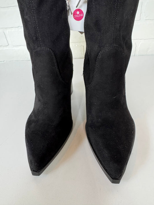 Boots Over-the-knee Heels By Marc Fisher In Black, Size: 6.5