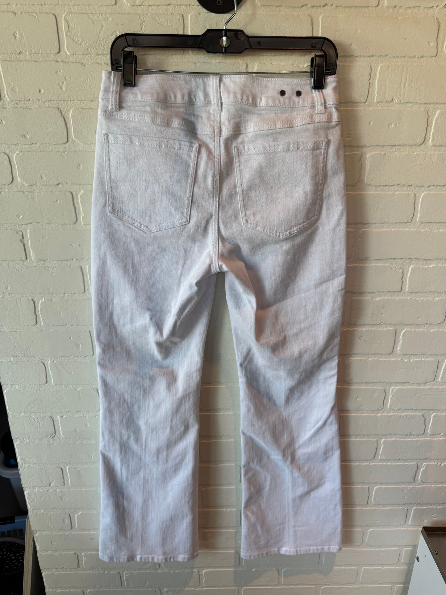 Jeans Boot Cut By Cabi In White, Size: 6