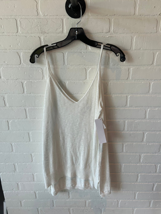 Top Sleeveless By Cmc In White, Size: L