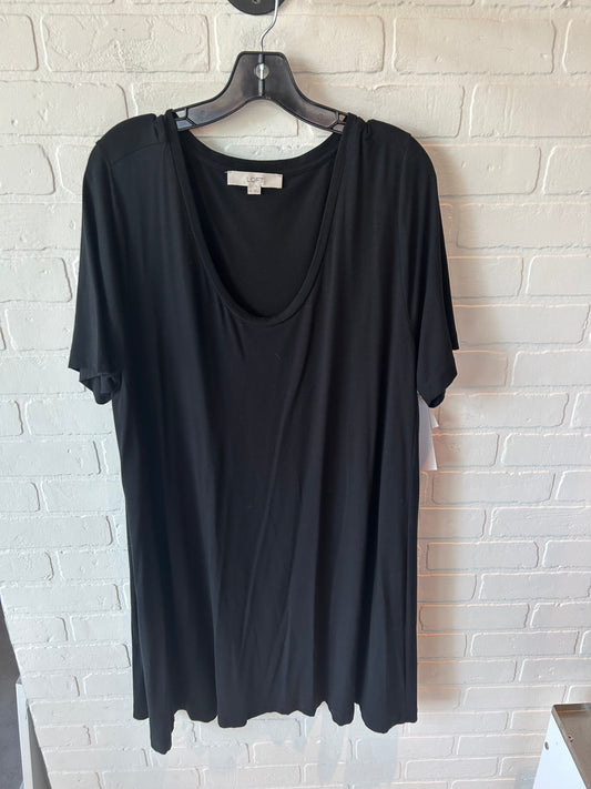 Dress Casual Short By Loft In Black, Size: Xxl