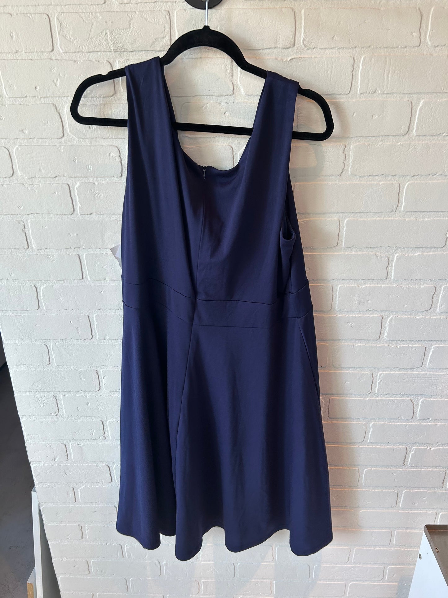 Dress Casual Midi By Grace Karin In Blue, Size: 2x