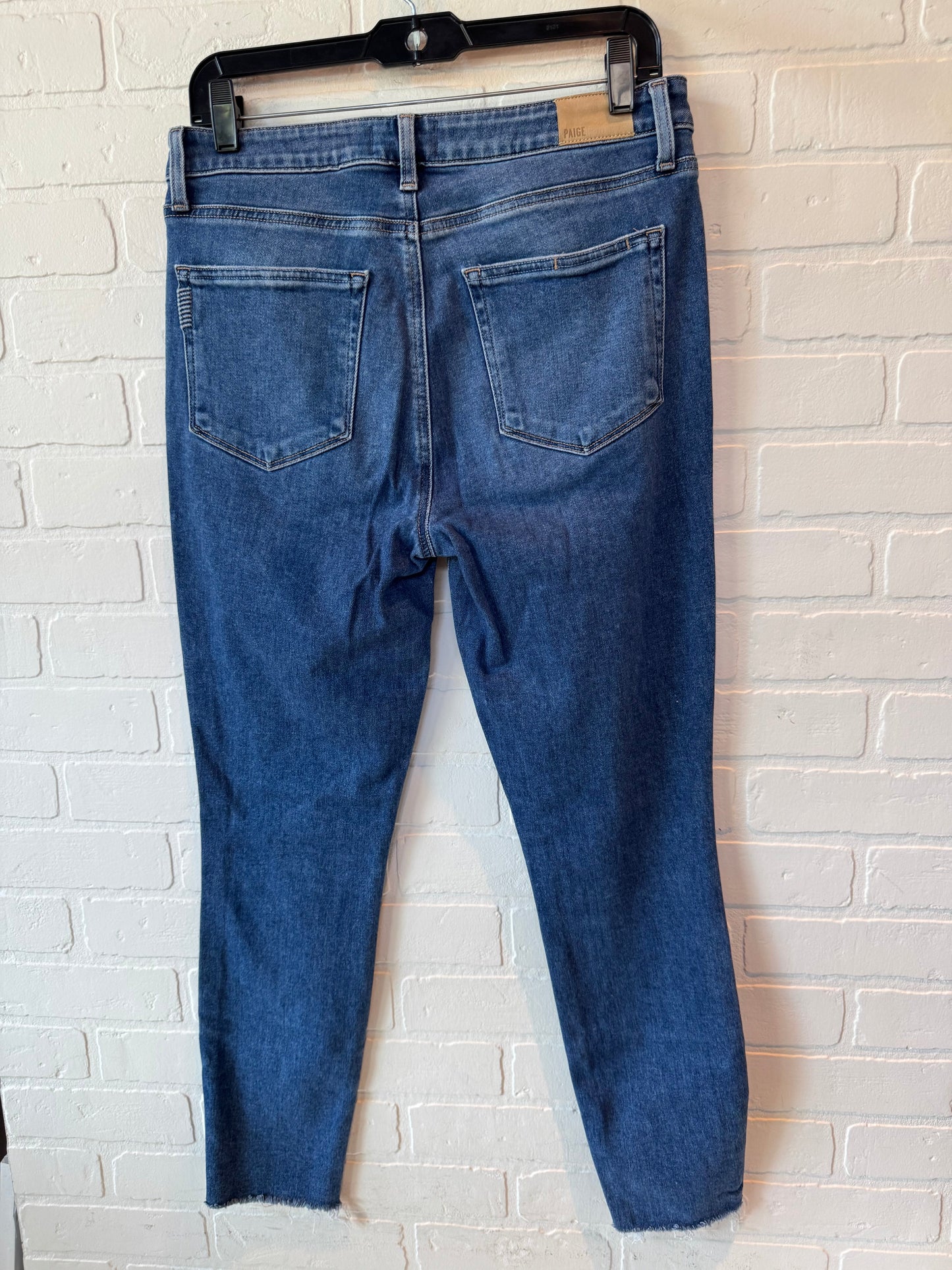 Jeans Skinny By Paige In Blue Denim, Size: 10