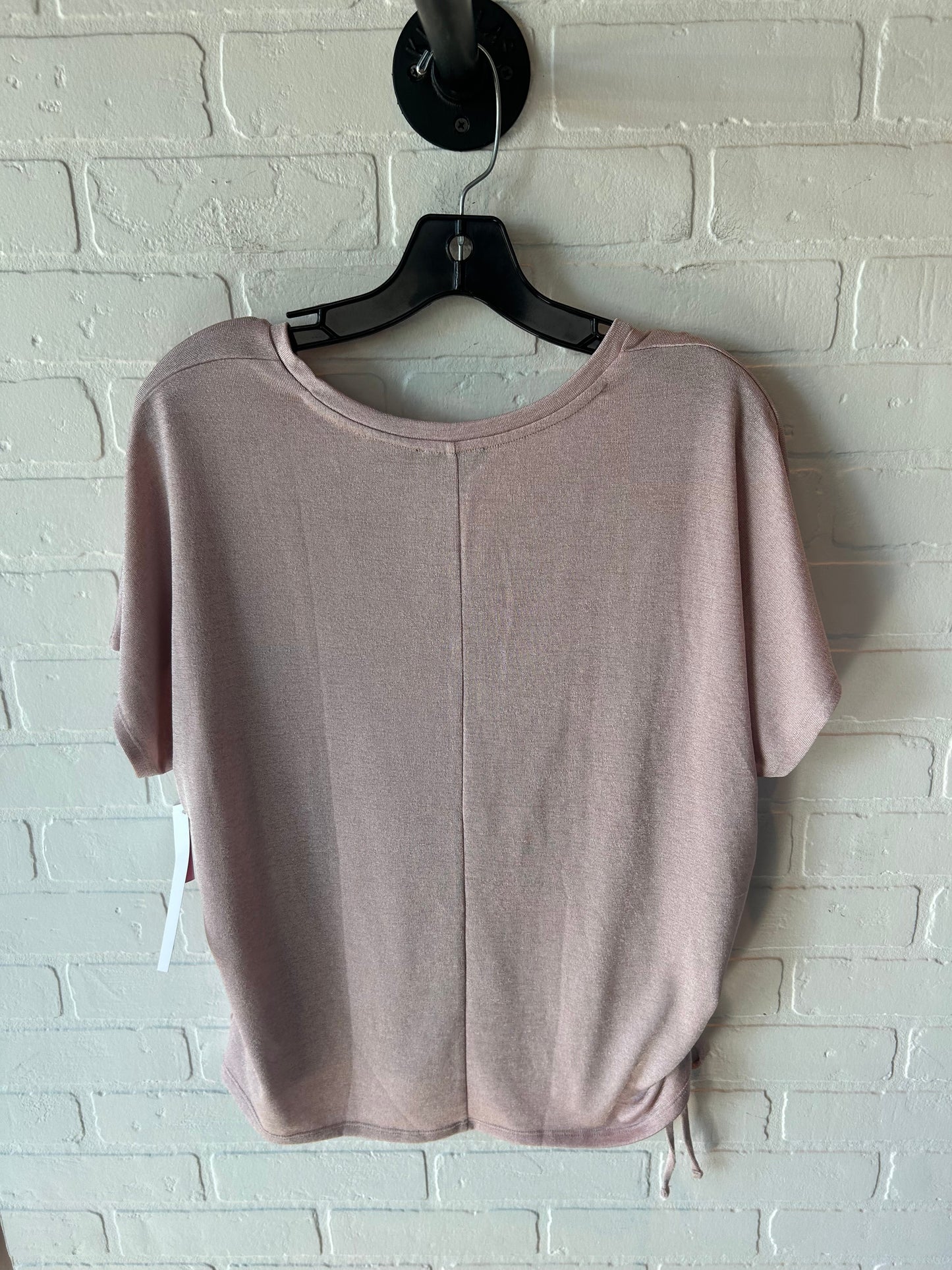 Top Short Sleeve By Express In Pink, Size: M