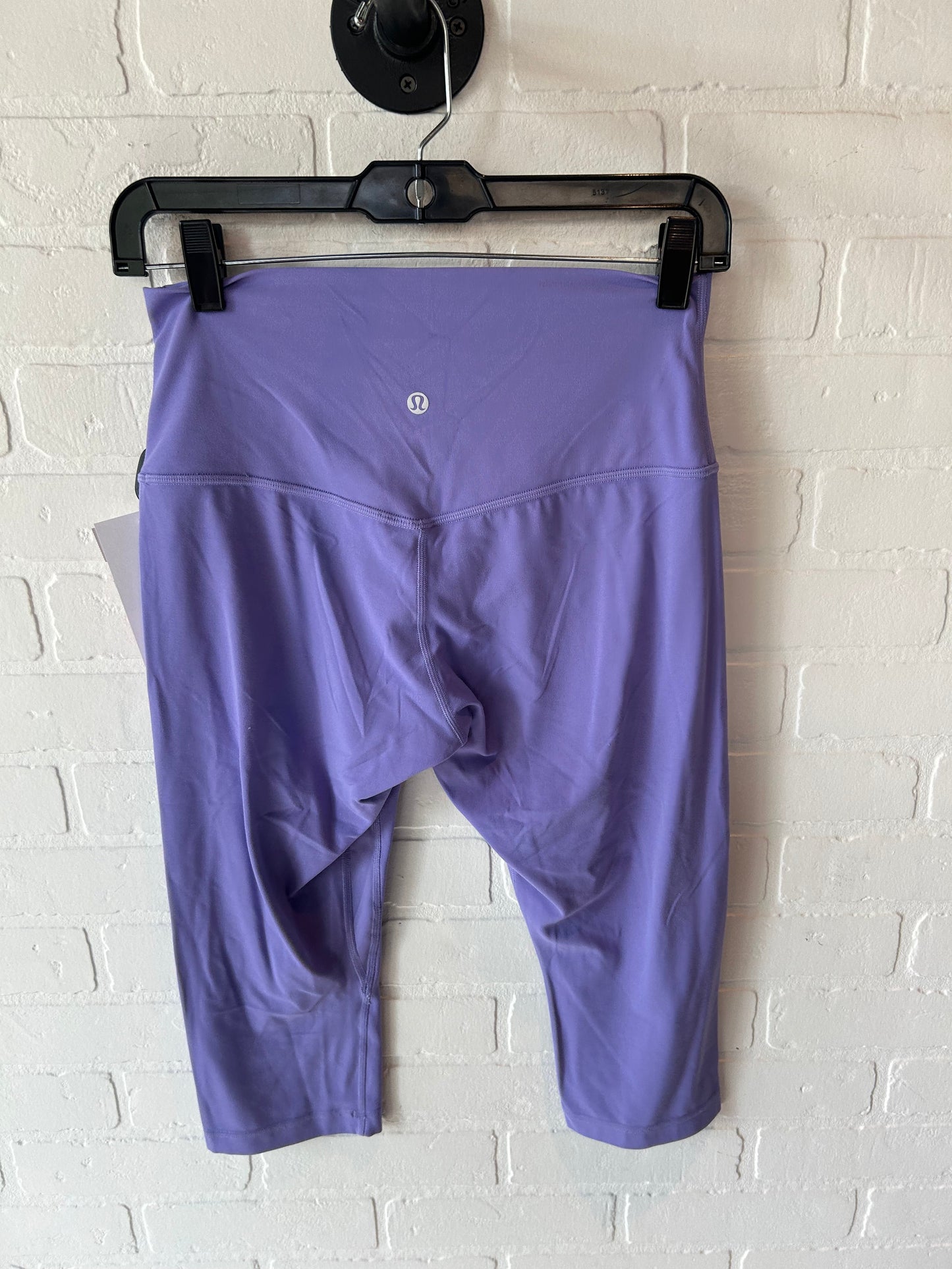 Athletic Capris By Lululemon In Purple, Size: 8