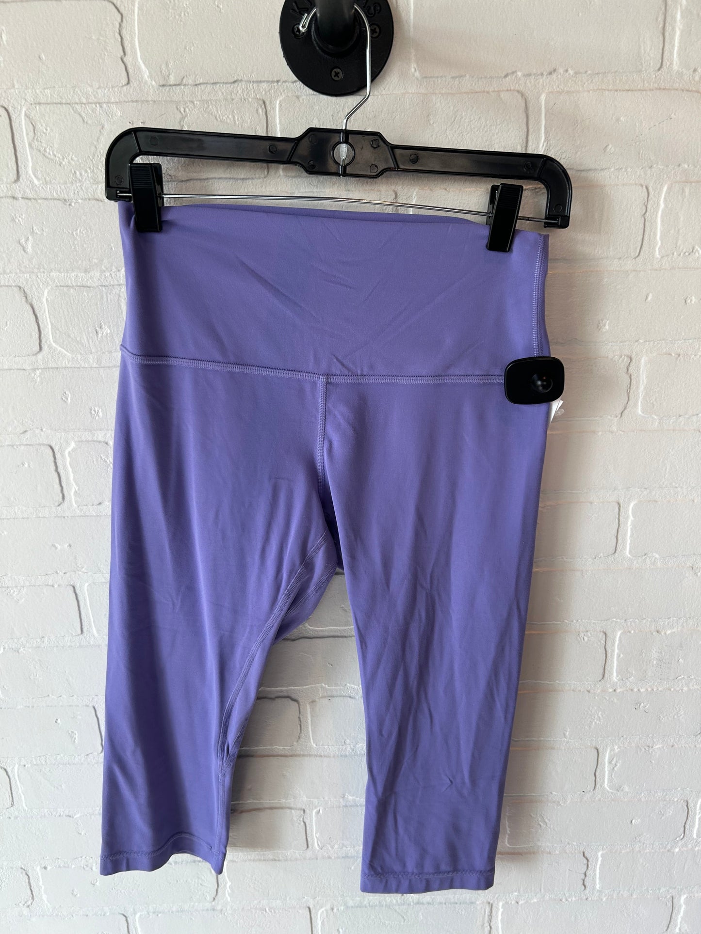 Athletic Capris By Lululemon In Purple, Size: 8