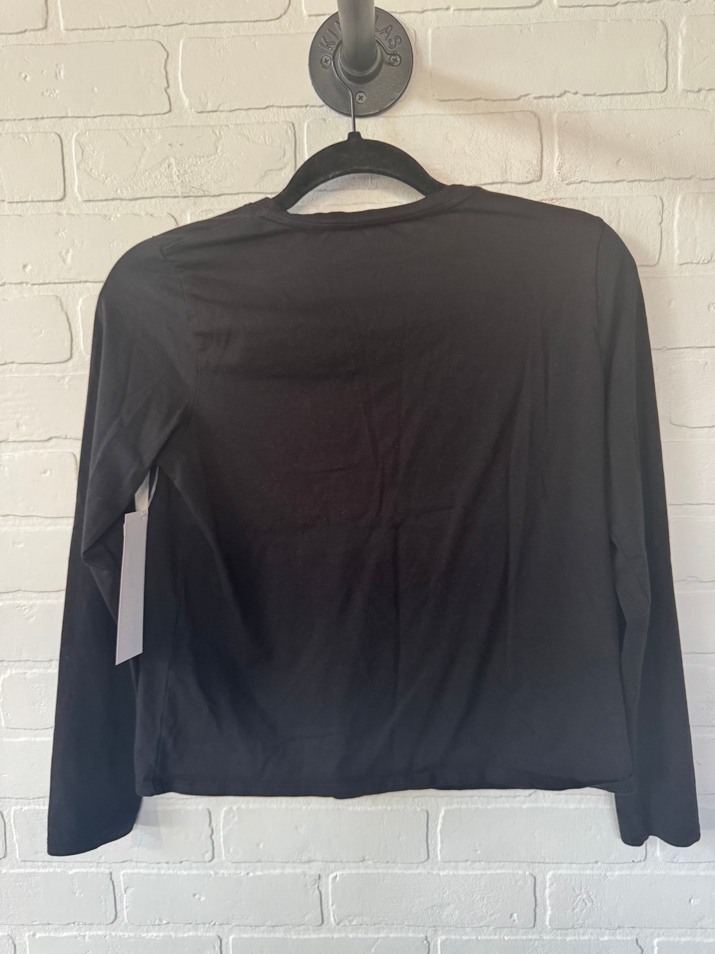 Top Long Sleeve Basic By Eileen Fisher In Black, Size: Xxs