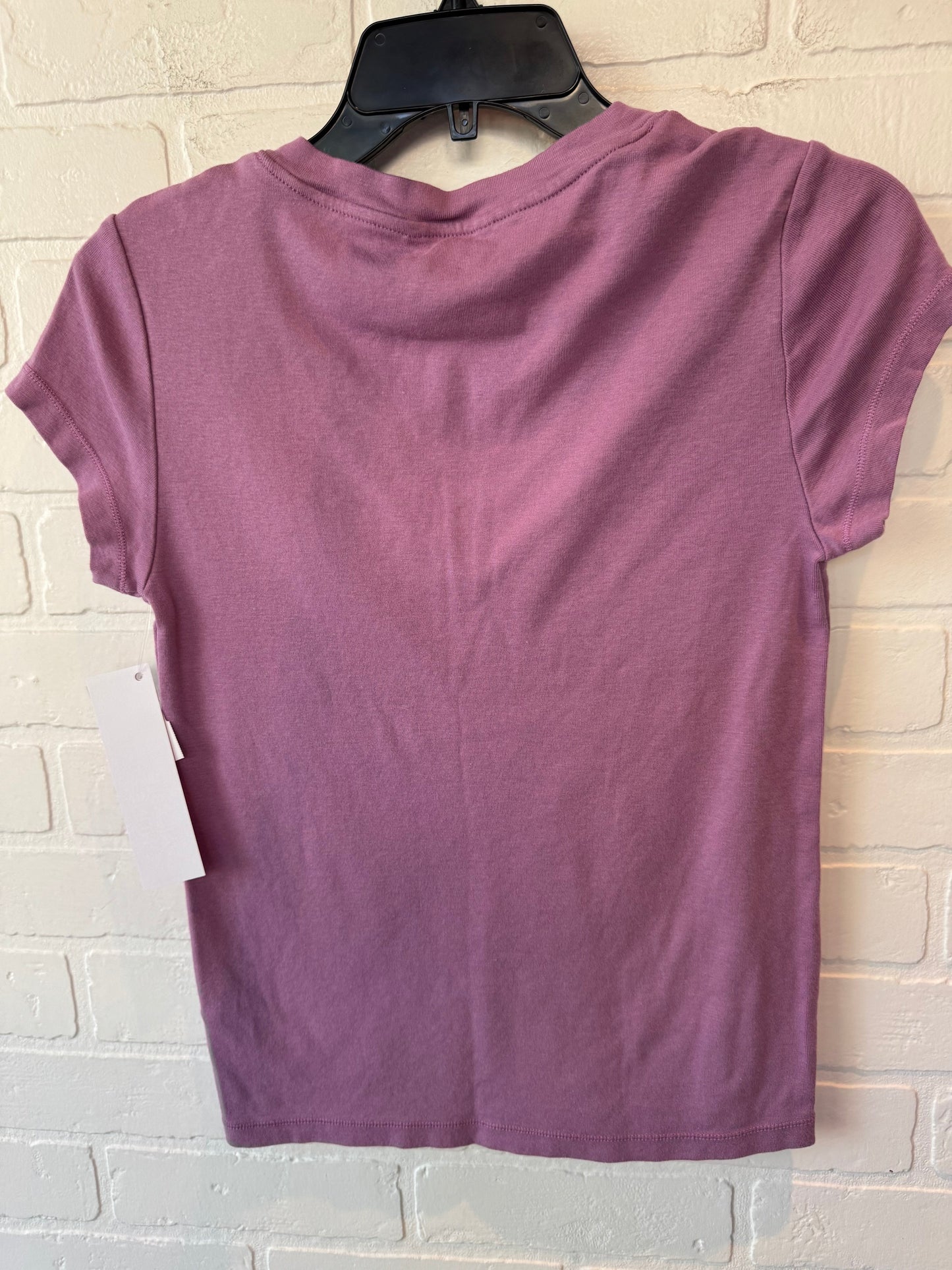 Top Short Sleeve Basic By Splendid In Purple, Size: M