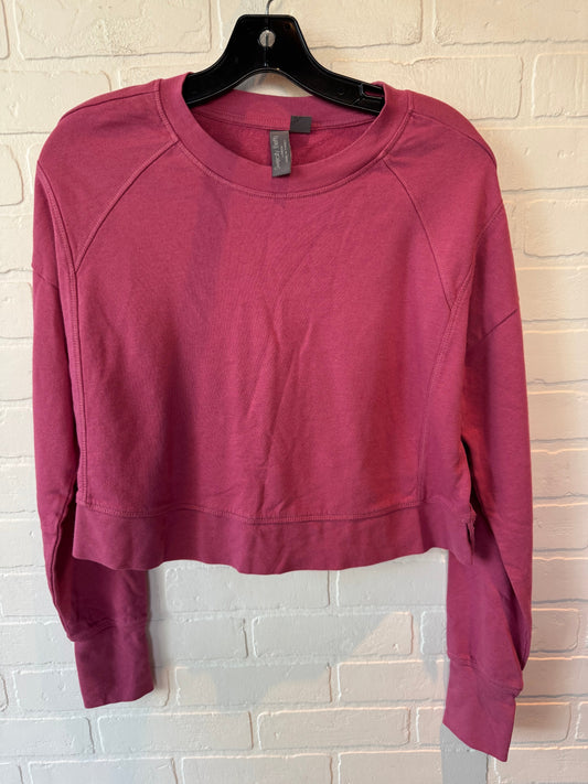 Athletic Sweatshirt Crewneck By Sweaty Betty In Pink, Size: S