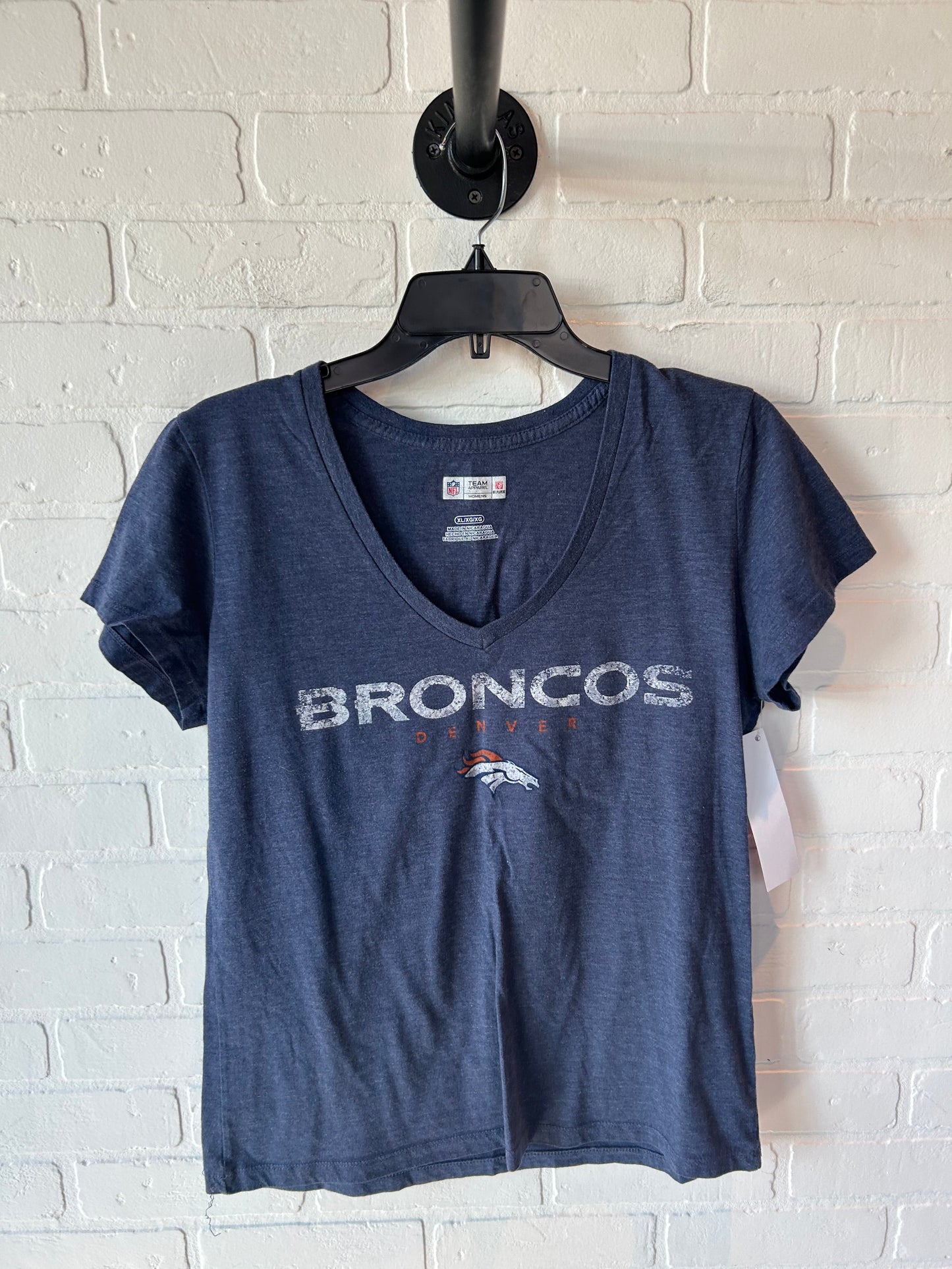 Top Long Sleeve Basic By Nfl In Blue, Size: Xl