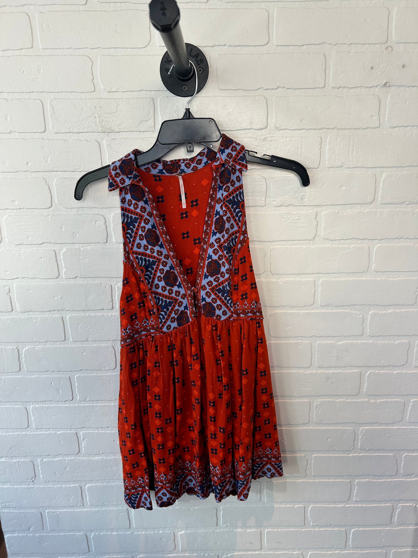 Top Sleeveless By Free People In Orange, Size: S