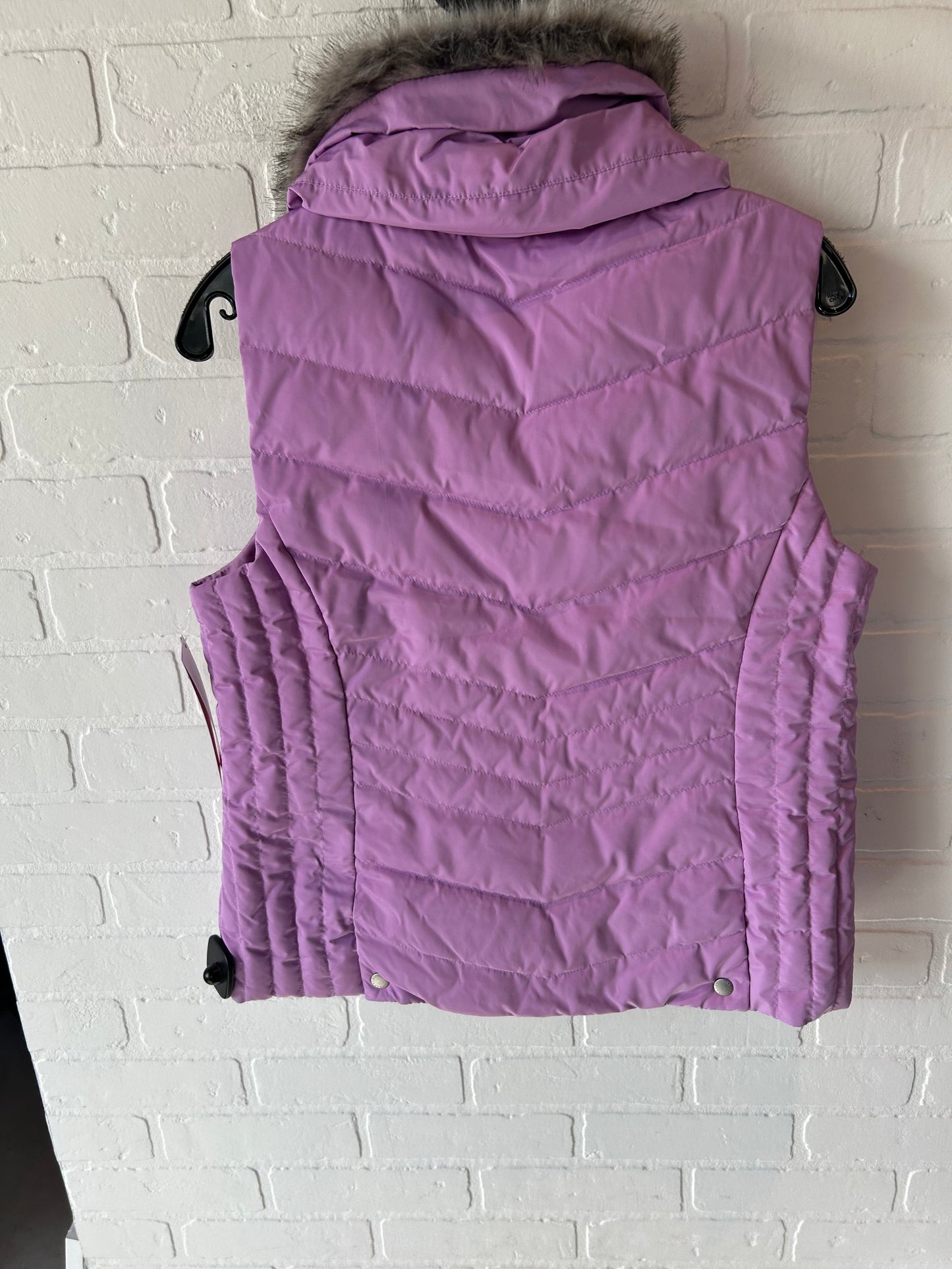 Vest Puffer & Quilted By Talbots In Purple, Size: Mp