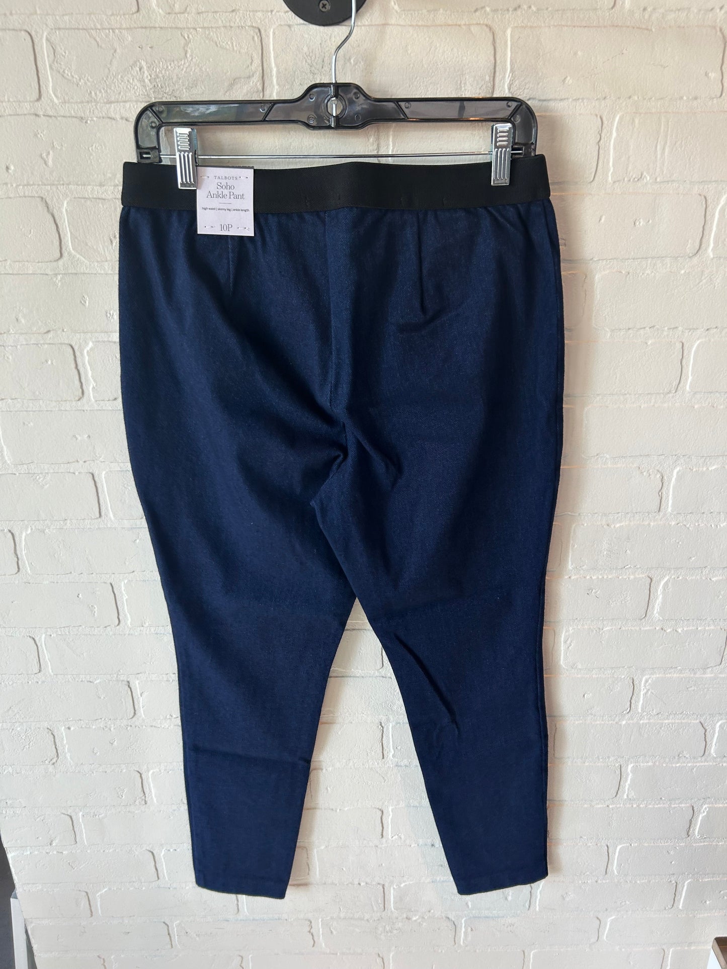 Pants Leggings By Talbots In Blue Denim, Size: 10p