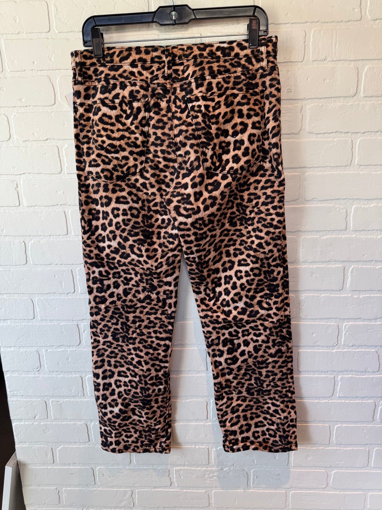 Jeans Straight By Hudson In Animal Print, Size: 8