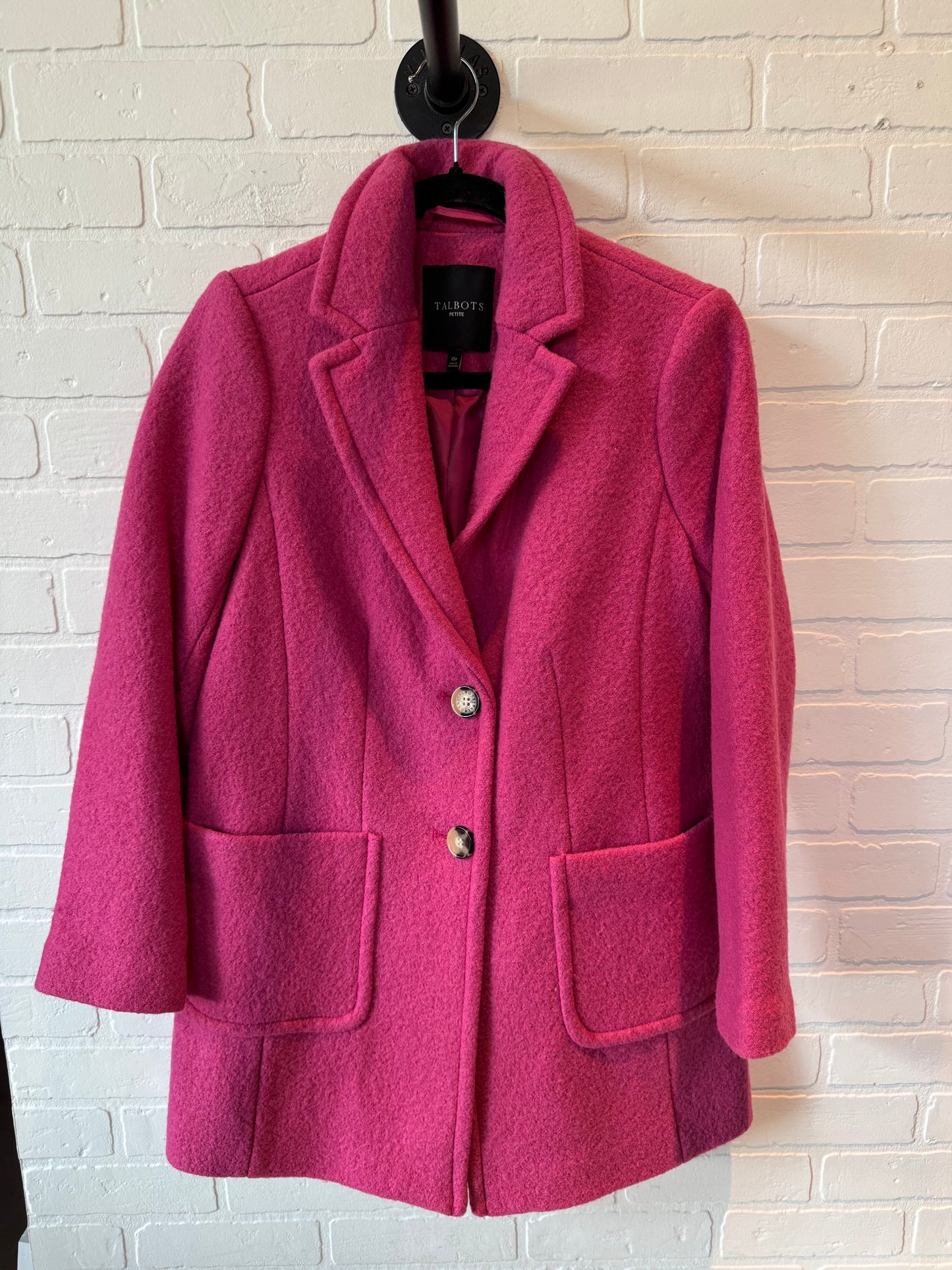 Coat Peacoat By Talbots In Pink, Size: Mp