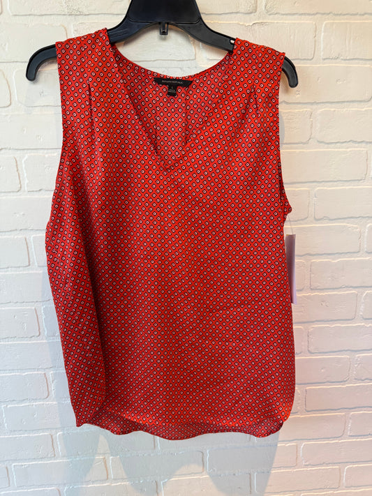 Top Sleeveless By Banana Republic In Orange, Size: L