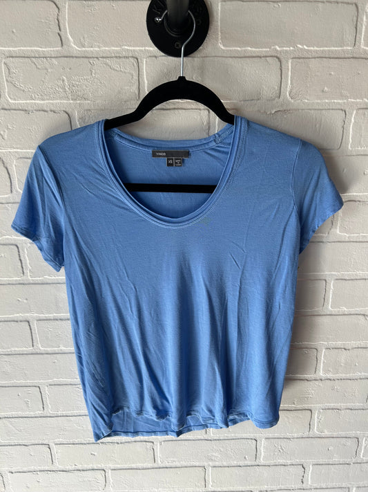 Top Short Sleeve Basic By Vince In Blue, Size: Xs