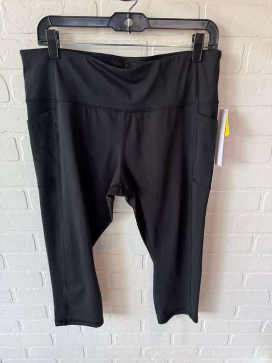 Athletic Capris By Avia In Black, Size: 16