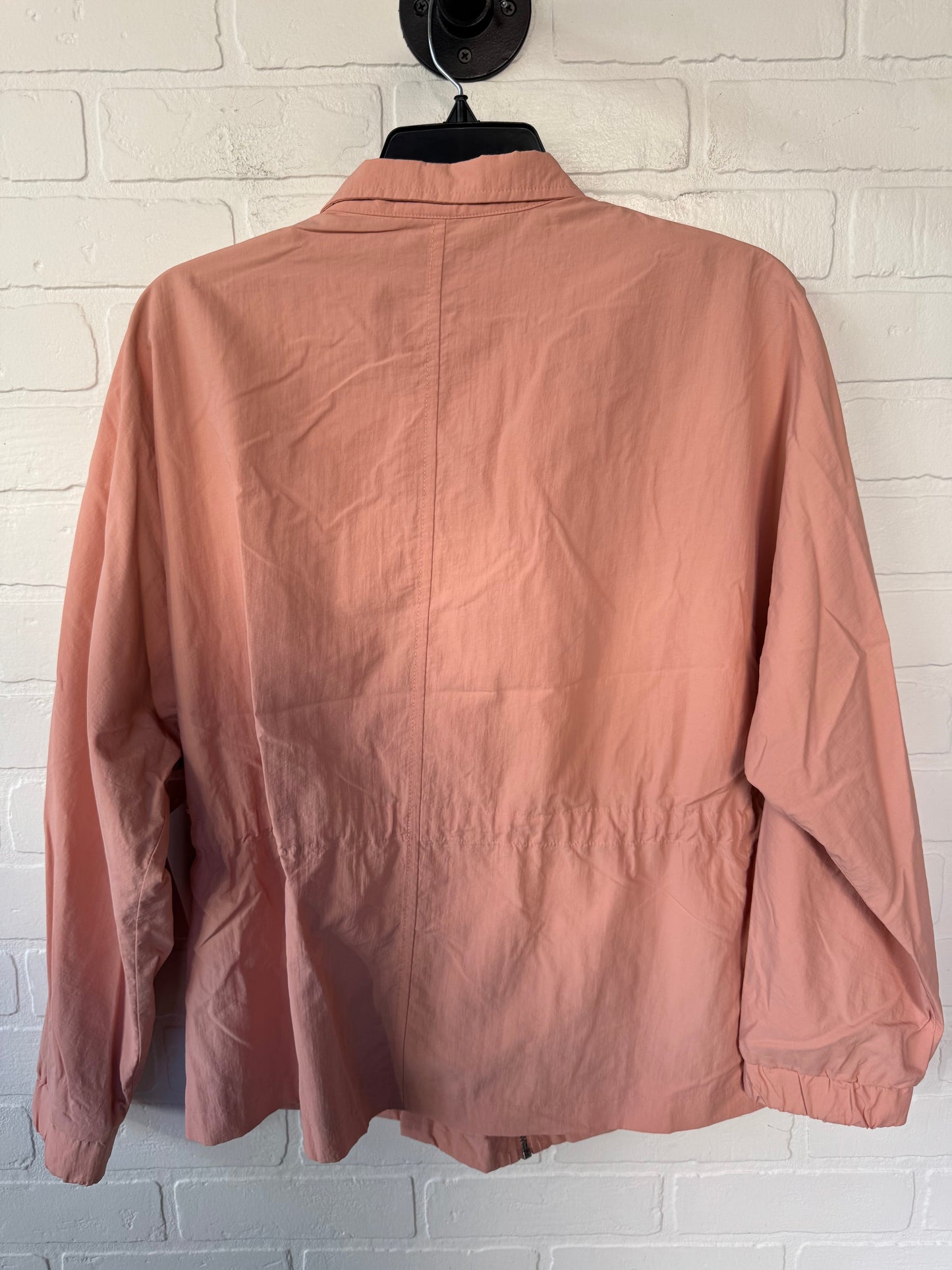 Jacket Windbreaker By A New Day In Peach, Size: M