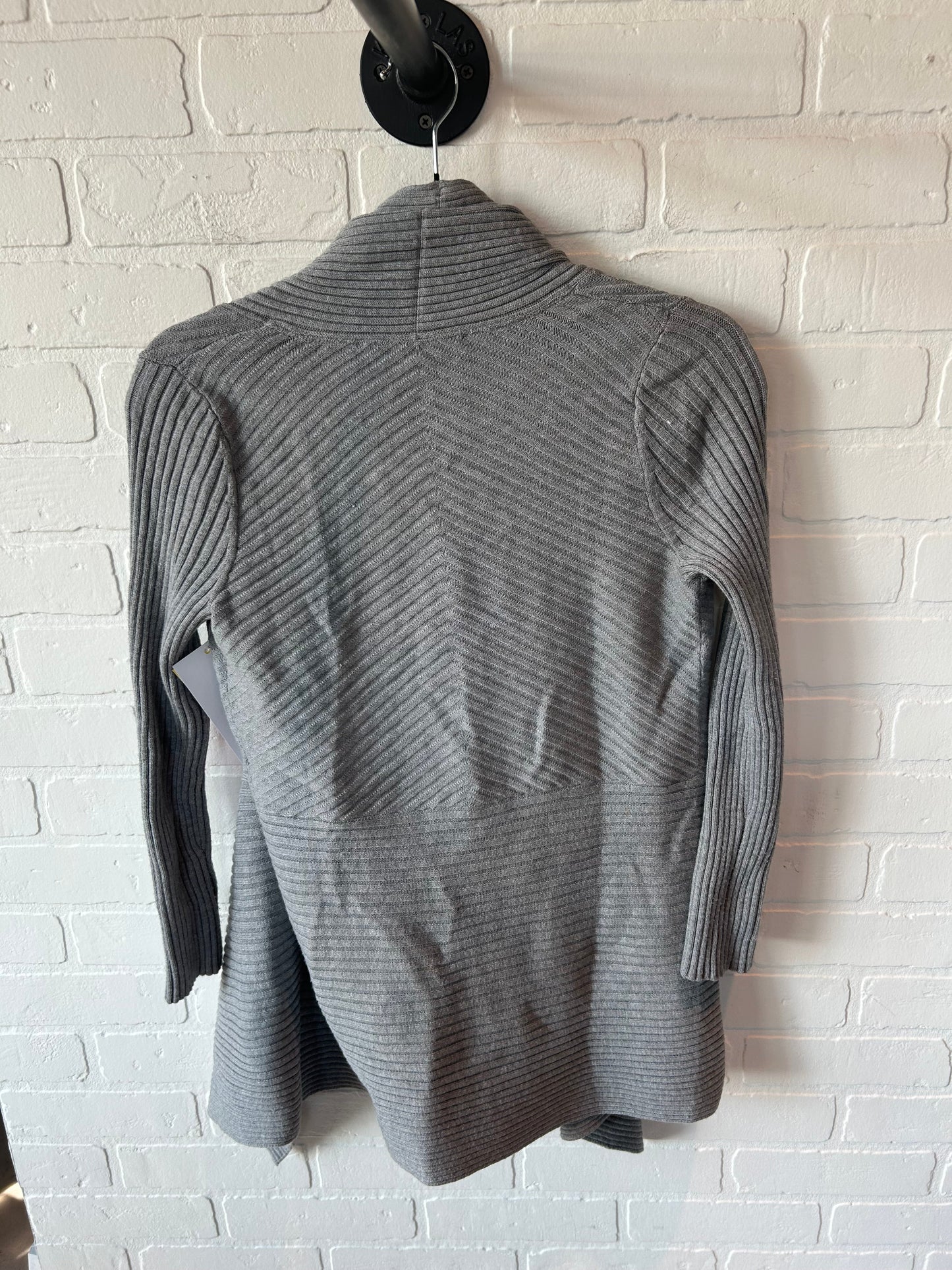 Sweater Cardigan By White House Black Market In Grey, Size: Xxsp