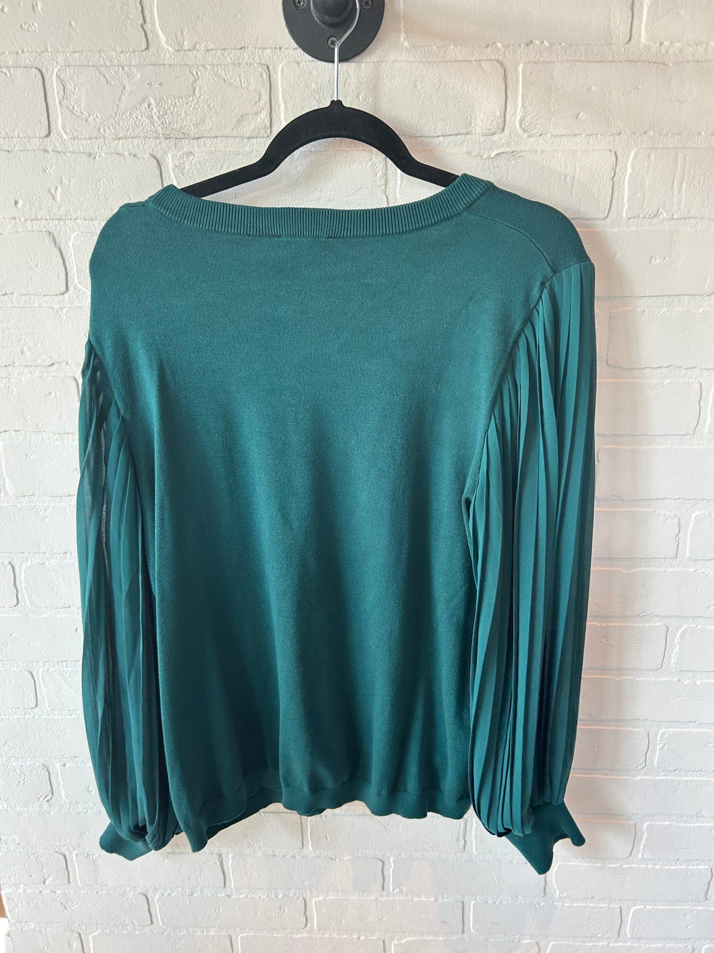 Sweater By Adrianna Papell In Teal, Size: Xl