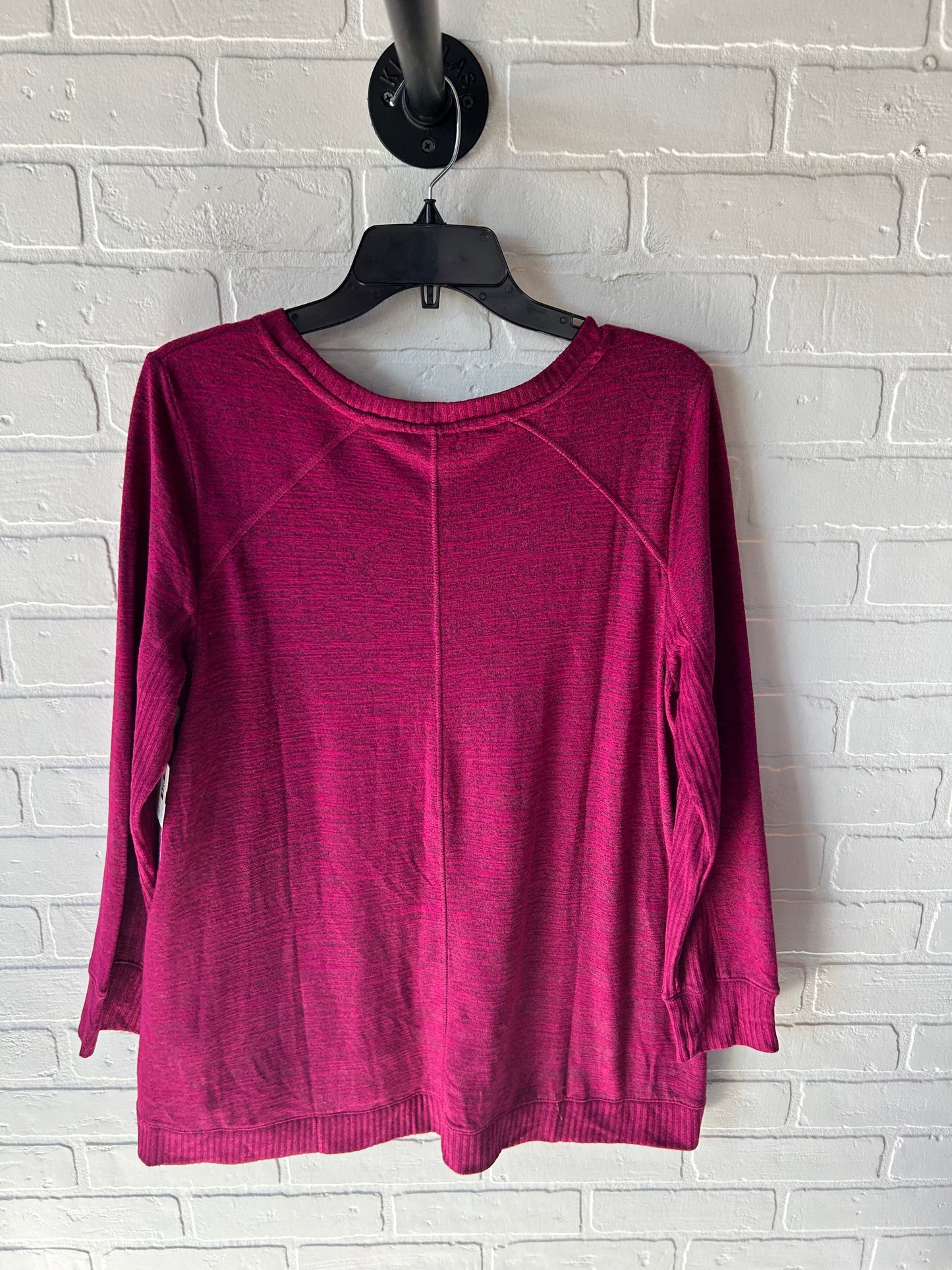 Sweater By Chicos In Pink, Size: L