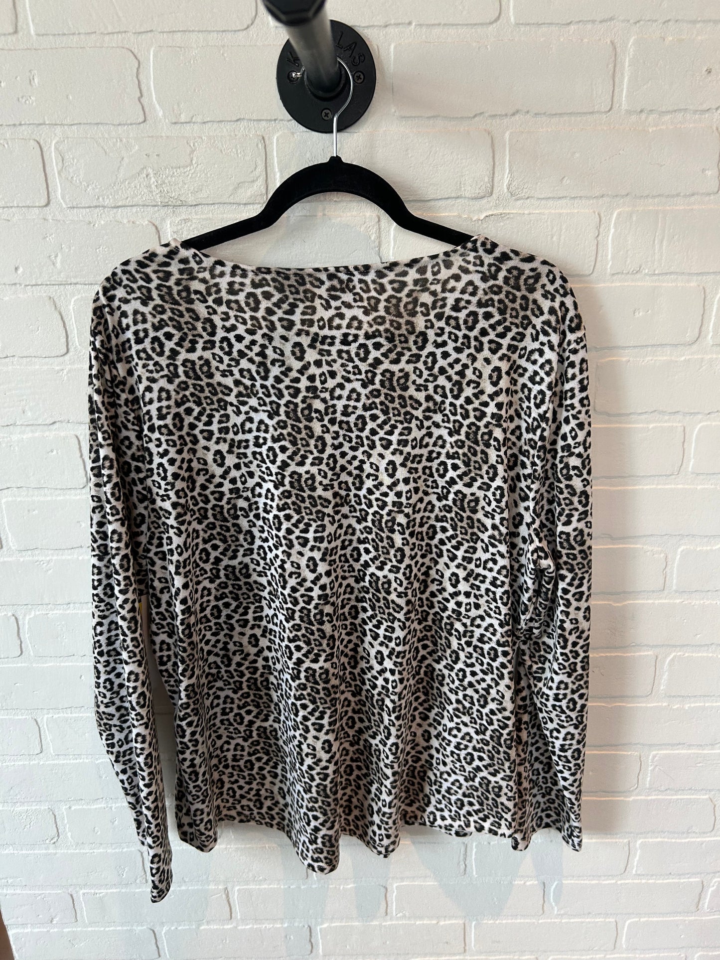 Sweater By Chicos In Animal Print, Size: Xl