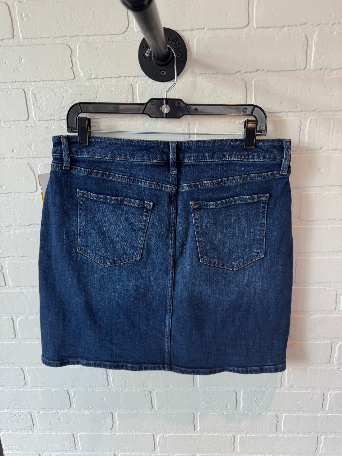 Skirt Mini & Short By Loft In Blue Denim, Size: 10